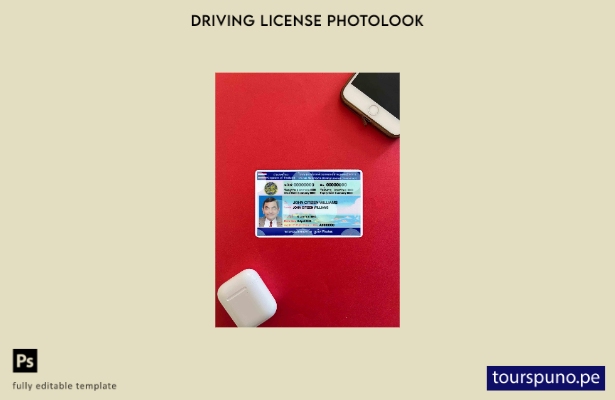Plantilla FRONTAL de aspecto fotográfico DL de Tailandia lista para imprimir